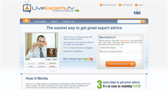 Desktop Screenshot of liveexperts.tv
